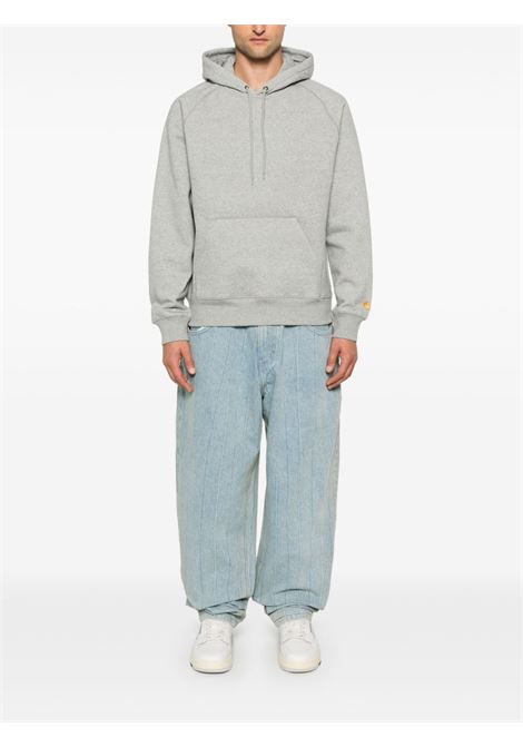 felpa chese hooded uomo grigia CARHARTT WIP | I03366100M.XX